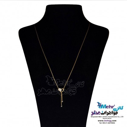 Gold Necklace - Heart Design-MM0387
